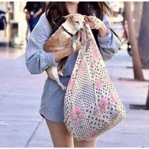 Free People Star Floral Gauze Tote Shopping Bag